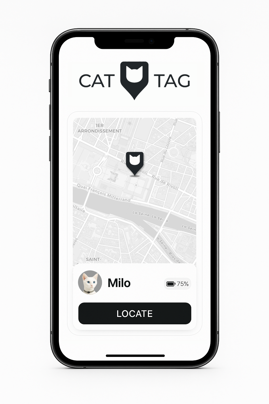 CAT-TAG: Ultralight GPS Tracker Cat Collar with Breakaway Safety